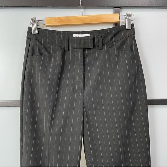 [4] Espirit Black and White Pin Stripes Business Casual Dress Pant Trousers - Picture 4 of 15